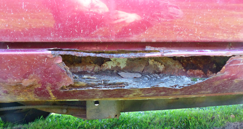Rusty rocker panel
